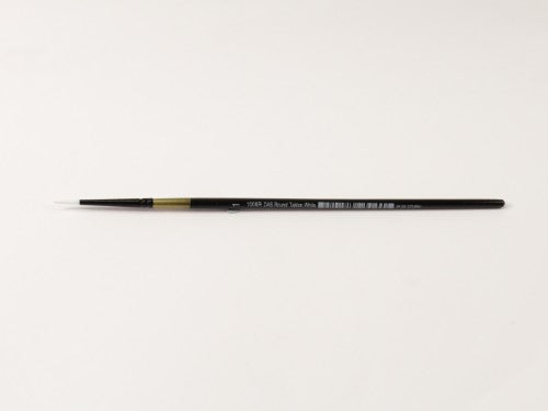 High-quality Taklon round brush #1 for precise detail in various painting mediums.