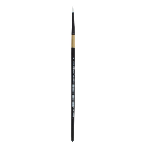 Das S1008r Taklon Round #2 brush with soft synthetic bristles for versatile painting techniques and enhanced control.