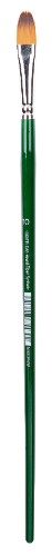 Artist Brush Das S1068fr Synthetic Filbert #10 designed for precision blending and versatile painting with acrylics and oils.