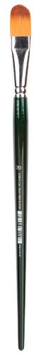 Artist Brush - Das S1068fr L/H #20 with synthetic filbert bristles for precision, versatility, and excellent paint retention.