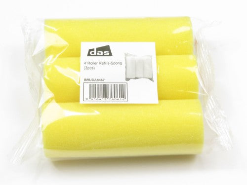 4" Roller Refills - Sponge (3pcs)