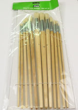 Artist Brush Set - Das 582 Hog Bristle Round - Set Of 12