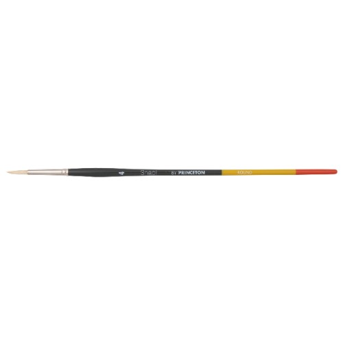 Snap! Lh Bristle Round 4 Artist Brush, ideal for versatile painting techniques with high-quality bristles and a short handle.