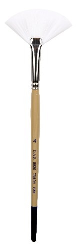 Artist Brush - S9620 White Taklon Fan #4