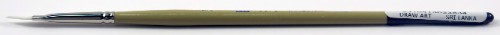 Artist Brush - S9970 White Taklon Dagger 1/8"