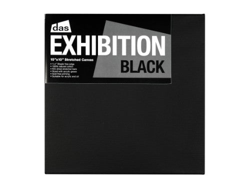 Das Exhibition Black 1.5 Canvas 10x10(Inches)