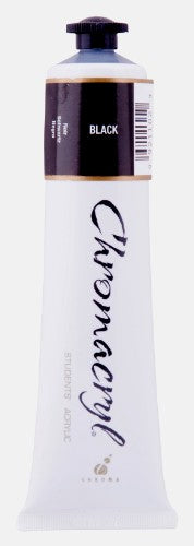 Acrylic Paint - Chromacryl 75ml Black