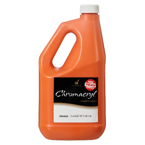 Acrylic Paint - Chromacryl 2lit Orange