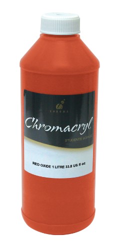 Acrylic Paint - Chromacryl 1lit Red Oxide