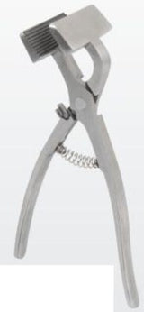 A150113 stainless steel canvas pliers for precise crafting, ergonomic grip, and durable performance in upholstery projects.