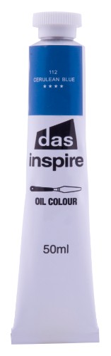 Artist Oil Paint - Das Inspire Oil 50ml Cerulean Blue