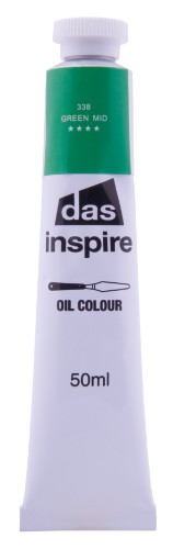 Artist Oil Paint - Das Inspire Oil 50ml Green Mid