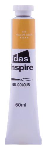 Artist Oil Paint - Das Inspire Oil 50ml Yellow Deep