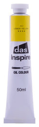 Vibrant 50ml tube of Phoenix Oil Paint in Lemon Yellow, ideal for creating radiant artwork and lasting color effects.