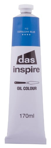 Artist Oil Paint - Das Inspire Oil 170ml Cerulean Blue