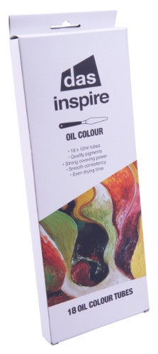 Phoenix Oil Colour 18 x 12ml Set featuring vibrant, high-quality pigments for diverse artistic techniques and surfaces.