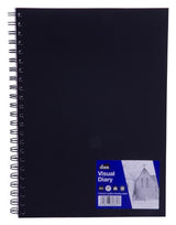 A4 Das Visual Diary with 60 sheets of high-quality 110gsm acid-free drawing paper for artists and students.