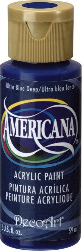 Acrylic Paint - Americana Acrylic 2oz Ultra Blue Deep