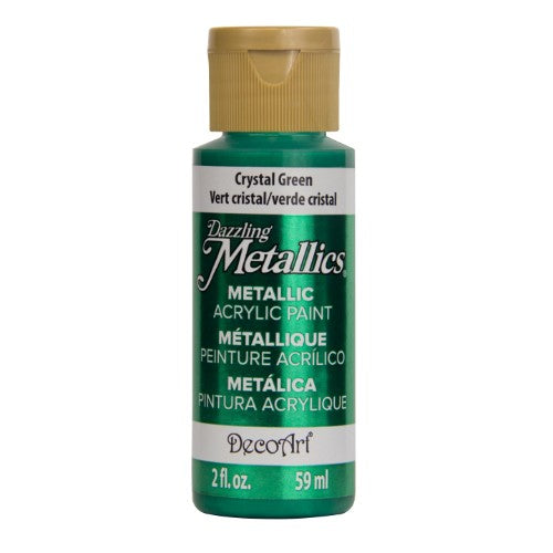 Acrylic Paint - Dazzling Metallics 2oz Crystal Green