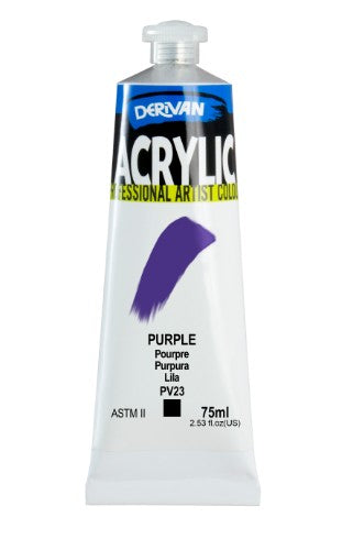 Acrylic Paint - Derivan Acrylic 75ml Purple