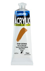 Acrylic Paint - Derivan Acrylic 75ml Raw Sienna