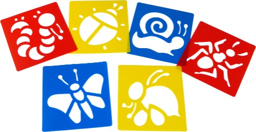 Stencil - Washable Stencils Bugs (6)