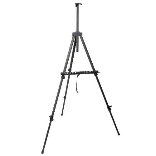 Large Aluminium Easel for artists, portable, durable, fits canvases up to 150cm, includes carry case.