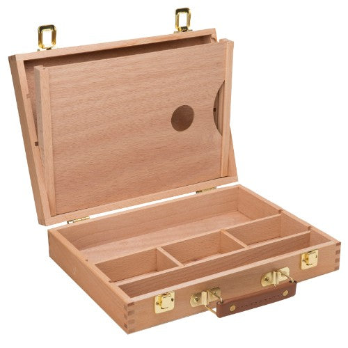 Artist Box #32: Spacious 24x32x7.4cm organizer for paints, brushes, and tools, perfect for artists on the go.