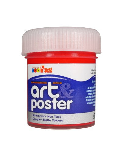 Poster Paint - Fas A&P 60ml Brilliant Red