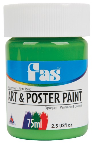 Fas A&P 75ml Leaf: High-performance matte paint for vibrant indoor/outdoor arts and crafts applications.