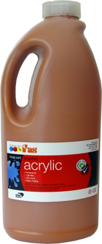 Acrylic Paint - Fas Student Acrylic 2ltr Gold Oxide (O)