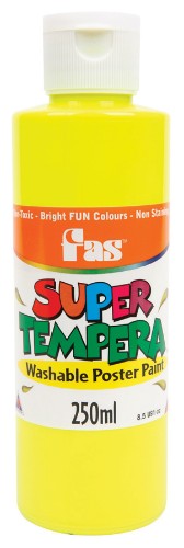 Fas Super Tempera 250ml Yellow