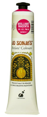 Acrylic Paint - Jo Sonja's 75ml Brilliant Magenta