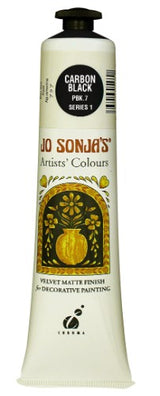 Acrylic Paint - Jo Sonja's 75ml Carbon Black