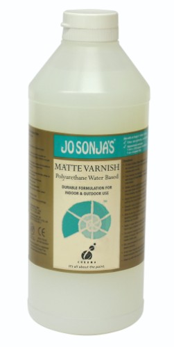 Acrylic Paint - Jo Sonja's Satin Varnish W/B Poly 1ltr