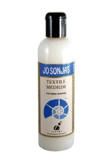 250ml Jo Sonja's Textile Medium for vibrant, durable fabric paints suitable for custom designs and DIY projects.