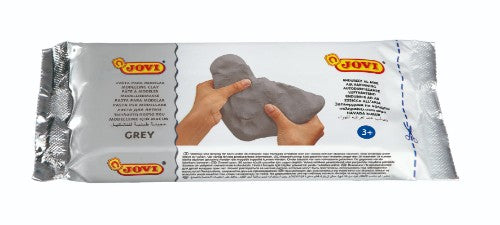 Jovi Air Hardening Clay 1000g in Grey, versatile, odourless, quick-drying, perfect for artists and DIY enthusiasts.