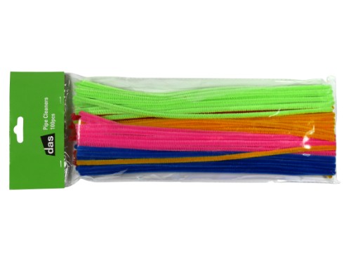 Craft - Pipe Cleaners Assorted Colour 30cm 100pc