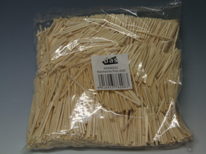 Match Sticks Plain 4000pc