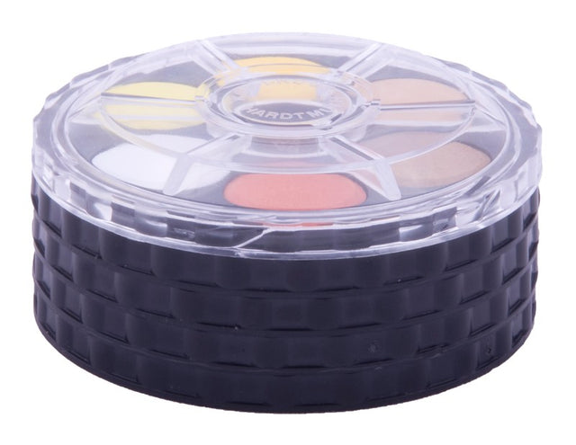 Vibrant 24-inch round Watercolour cassette featuring intricate patterns for stunning home decor and functional use.