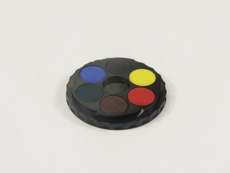 Koh-I-Noor 6 In Round Watercolour Cassette with vibrant pigments for versatile, portable painting.