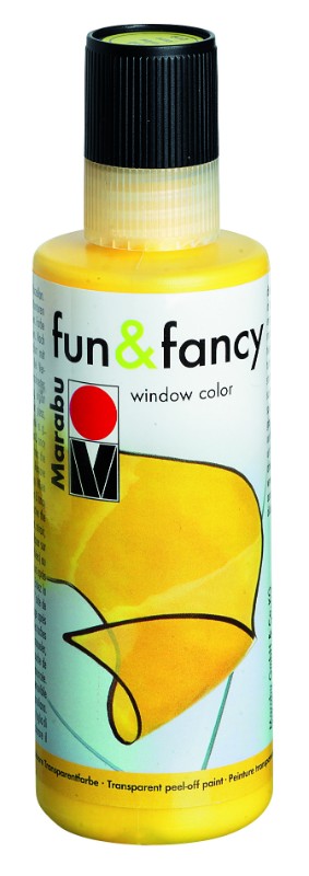 Glass Paint - Marabu Fun & Fancy 80ml Yellow