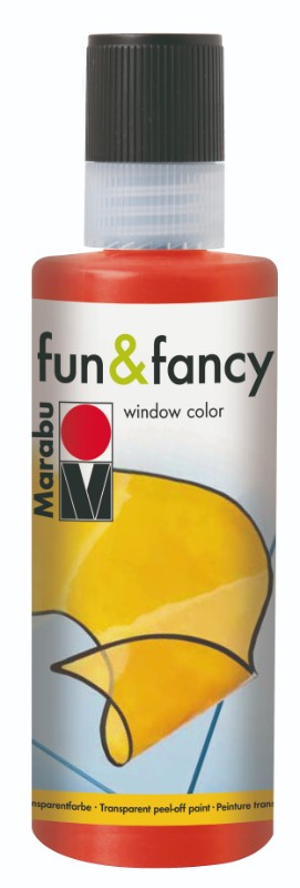 Vibrant 80ml Coral Red glass paint for creative projects, safe and easy to apply for stunning glass art decorations.