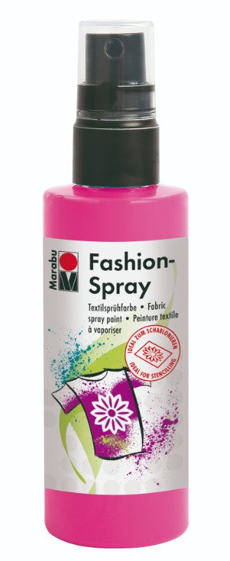 Fabric Spray - Marabu Fashion Spray 100ml Pink