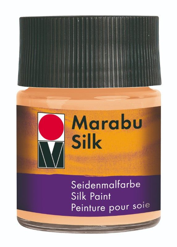 Fabric Colour - Marabu-Silk 50ml 025 Apricot