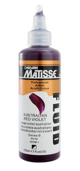 Acrylic Paint - Matisse Fluid 135ml Australian Red Viole