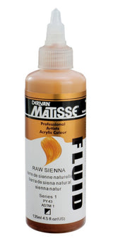 Acrylic Paint - Matisse Fluid 135ml Raw Sienna