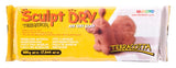 Mungyo Sculpt Dry Clay 500g in terracotta, non-toxic air-dry clay for kids, perfect for imaginative sculpting adventures.