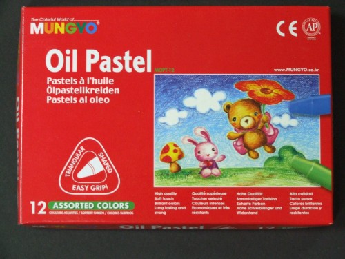 Artist Oil Pastel Set - Mungyo Oil Pastels Triangular 12s