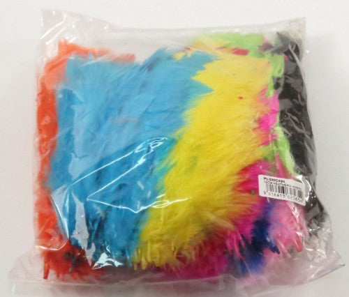 Craft - Feathers Assorted Colours 10cm